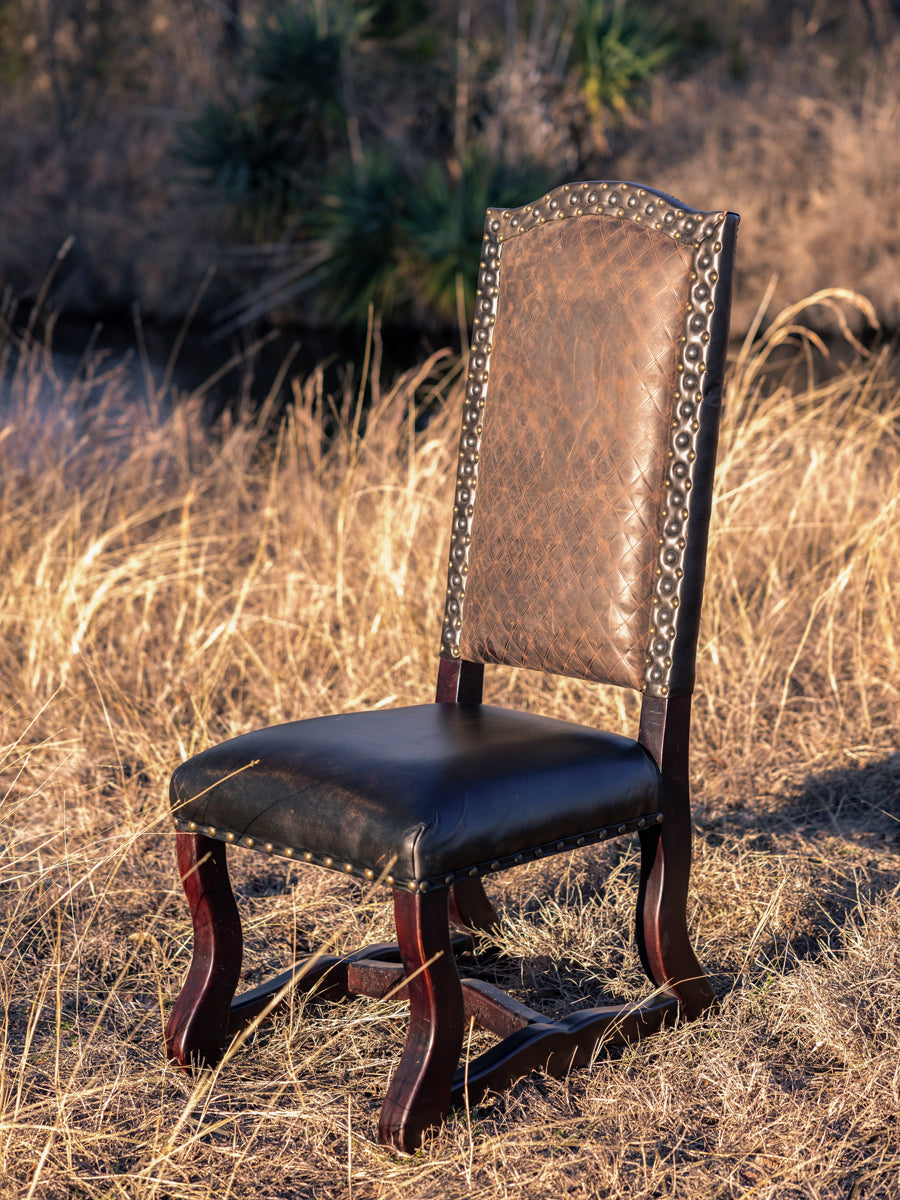 Grace Dining Chair - Maverick Hide Studs