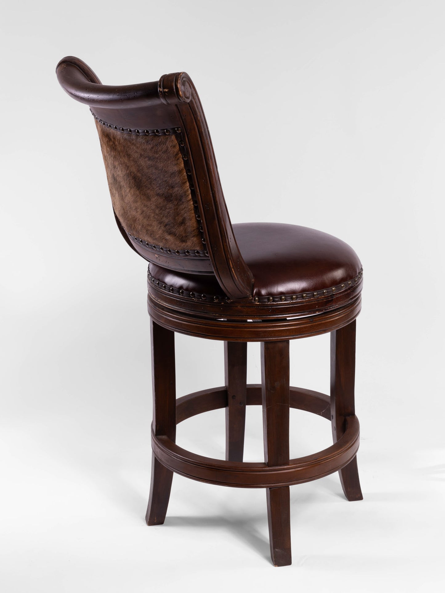 Bethany Barstool- White Croc, No Arms