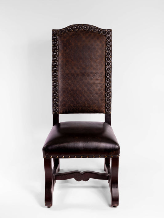 Grace Dining Chair - Maverick Hide Studs